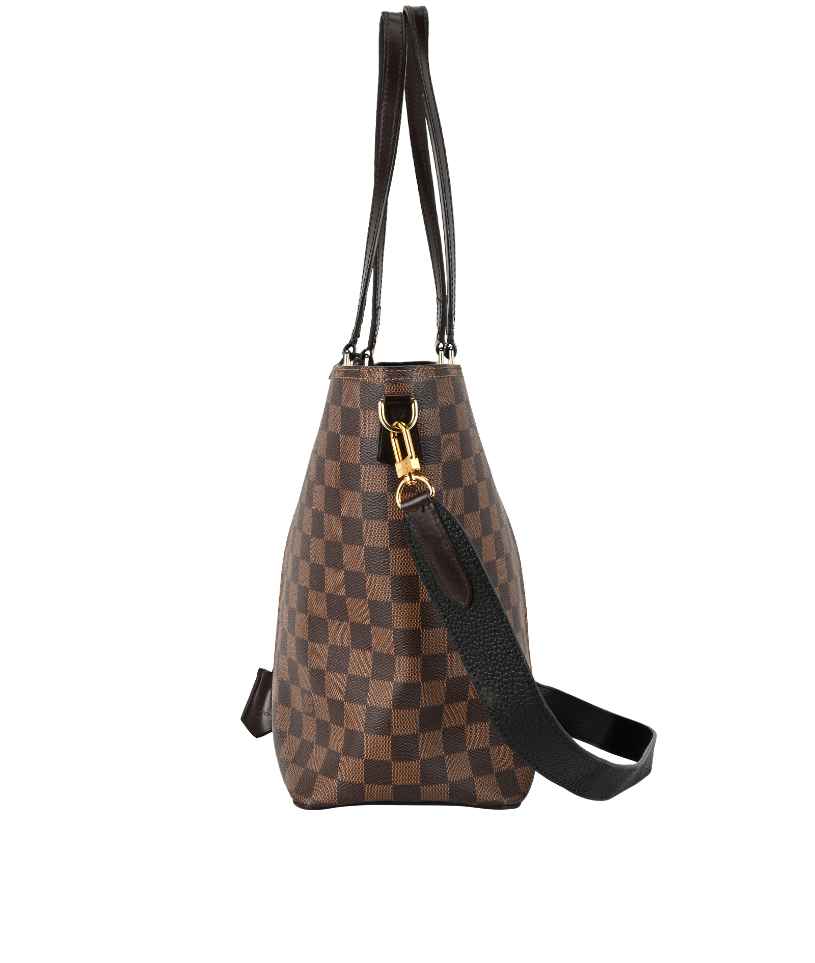 Jersey Tote, &pound;795, Handbags, Brown, Canvas, Bottom view